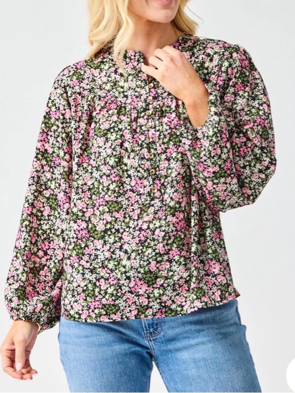 Brand New! - Elegant Floral Women's Blouse
